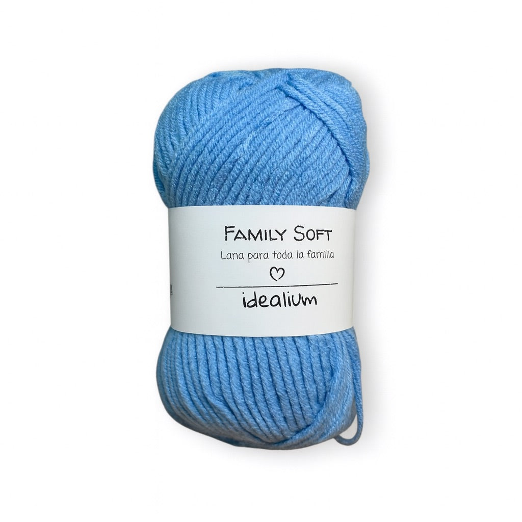 Ovillo Idealium Family Soft – Lana para toda la familia 50 g