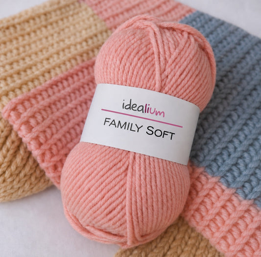 Family Soft · Lana acrílica suave para toda la familia