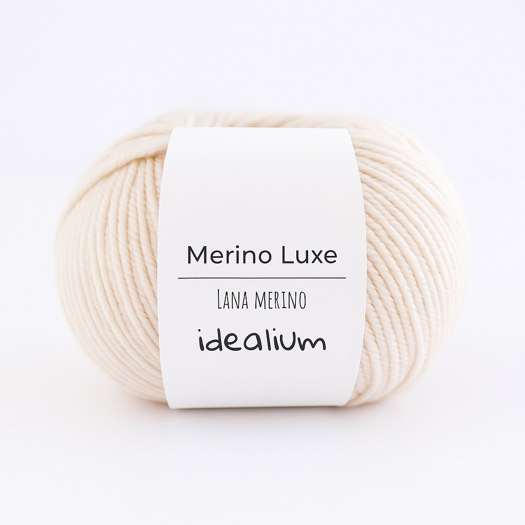 Ovillo Idealium Merino Luxe – Lana merino premium 50 g, prendas cálidas
