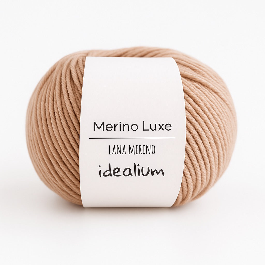 Ovillo Idealium Merino Luxe – Lana merino premium 50 g, prendas cálidas