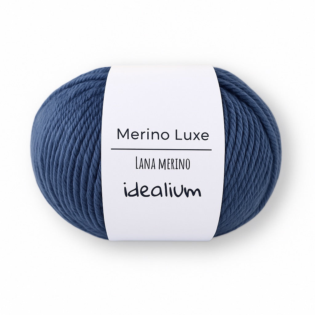 Ovillo Idealium Merino Luxe – Lana merino premium 50 g, prendas cálidas