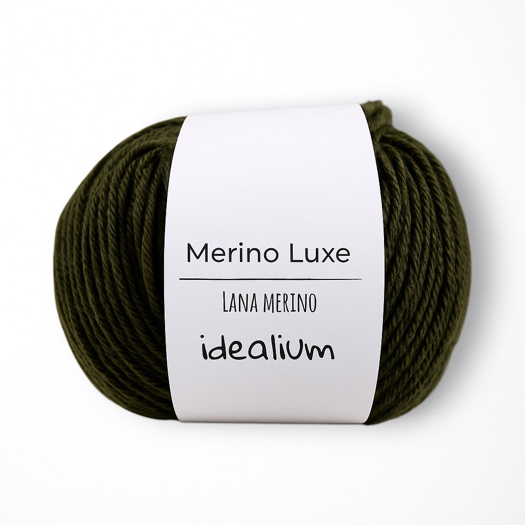 Ovillo Idealium Merino Luxe – Lana merino premium 50 g, prendas cálidas