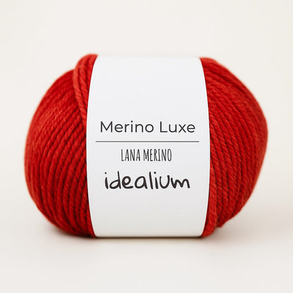 Ovillo Idealium Merino Luxe – Lana merino premium 50 g, prendas cálidas