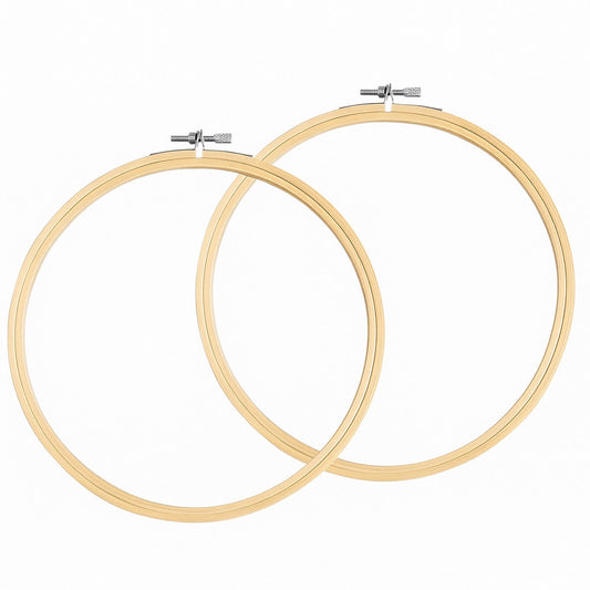 Pack de 2 bastidores de madera de 30 cm para bordar