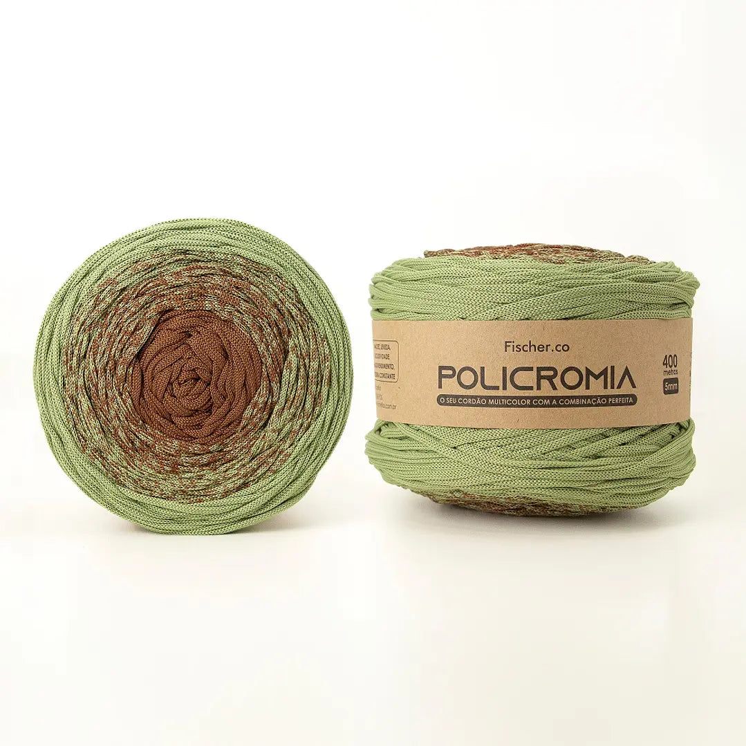 Policromia - Fio 100% Poliéster 5mm - 400 metros - 780 Gramos