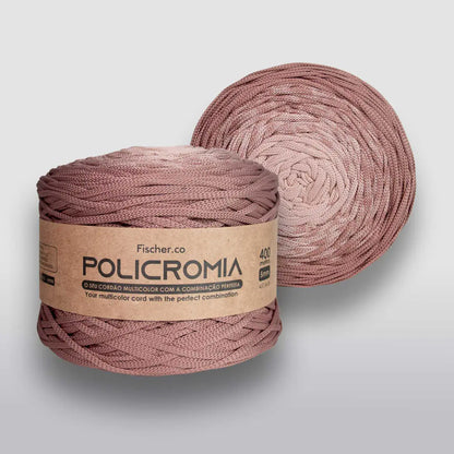 Policromia - Fio 100% Poliéster 5mm - 400 metros - 780 Gramos