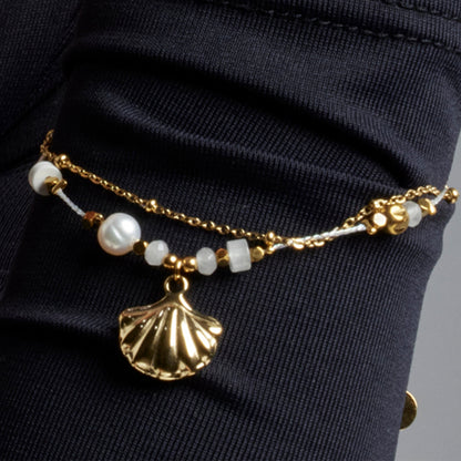 Pulsera con Circonita Brillante acabado oro 18k - Virat