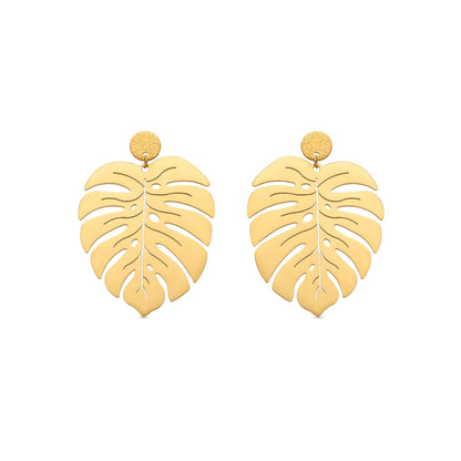 Pendientes acabado oro 18k - Mizay