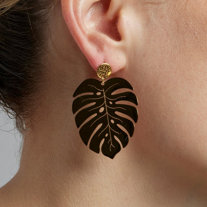 Pendientes acabado oro 18k - Mizay