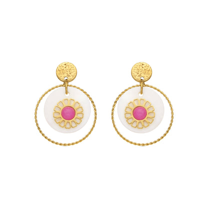 Pendientes acabado oro 18k - Virat