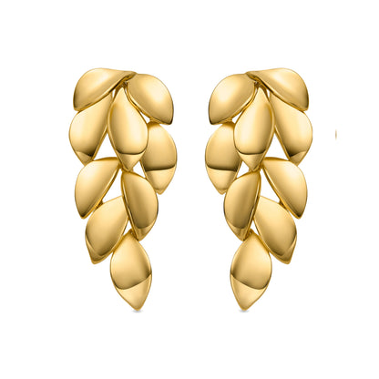 Pendientes acabado oro 18k - Nafir