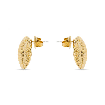 Pendientes acabado oro 18k - Rekre