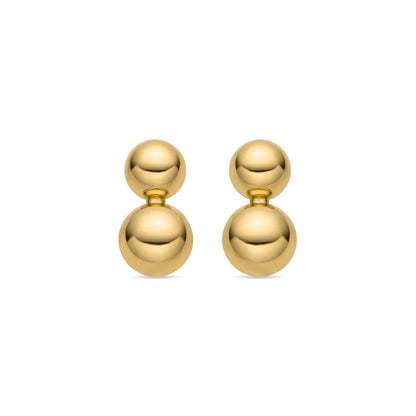 Pendientes acabado oro 18k - Ryro