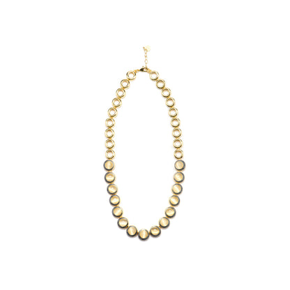 Collar con Ojo de Gato acabado oro 18k - Nawil