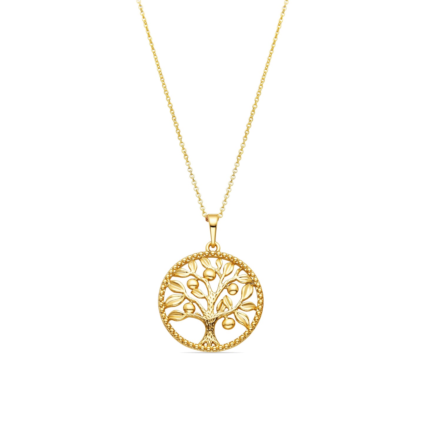Collar con Circonita Brillante acabado oro 18k - Timew