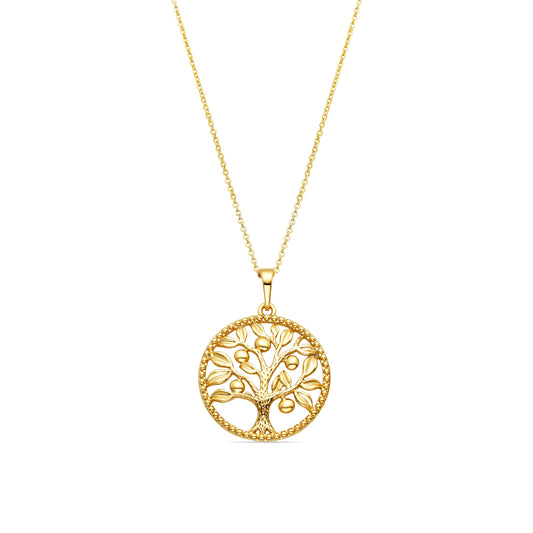 Collar con Circonita Brillante acabado oro 18k - Timew