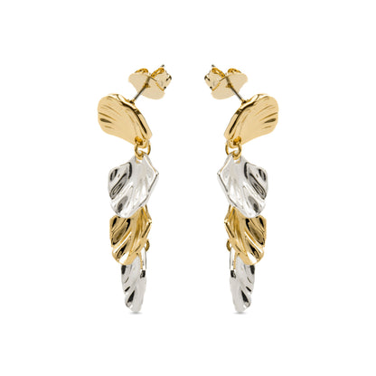 Pendientes acabado oro 18k - Toscel