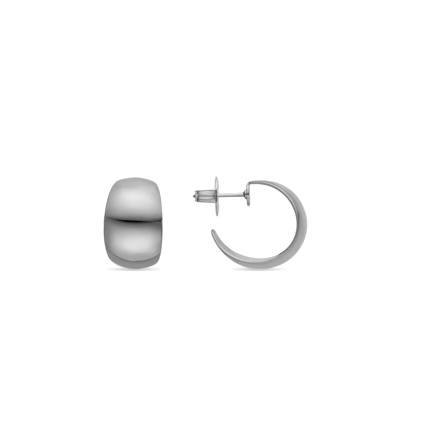 Pendientes con - acabado plata - Hellax