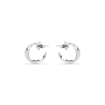 Pendientes con - acabado plata - Hellax
