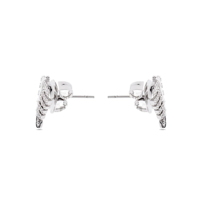 Pendientes con Circonita Brillante acabado plata - Tatsy