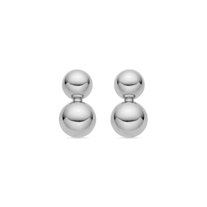 Pendientes con - acabado plata - Uphe