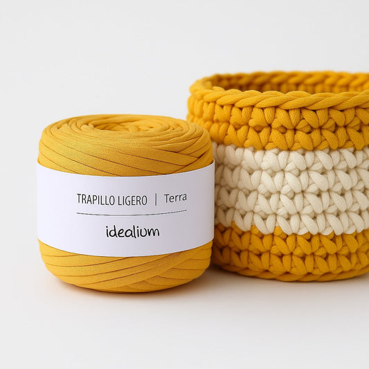 Bobina de Trapillo Ligero TERRA (285-300g) – Colores lisos