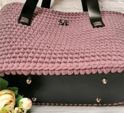 Base para bolso perforada ovalada