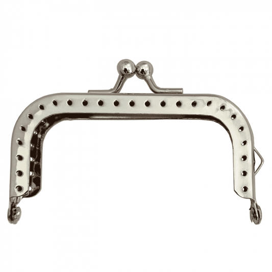 Pack de 4 cierres metálicos para monedero tipo clutch – 8 cm