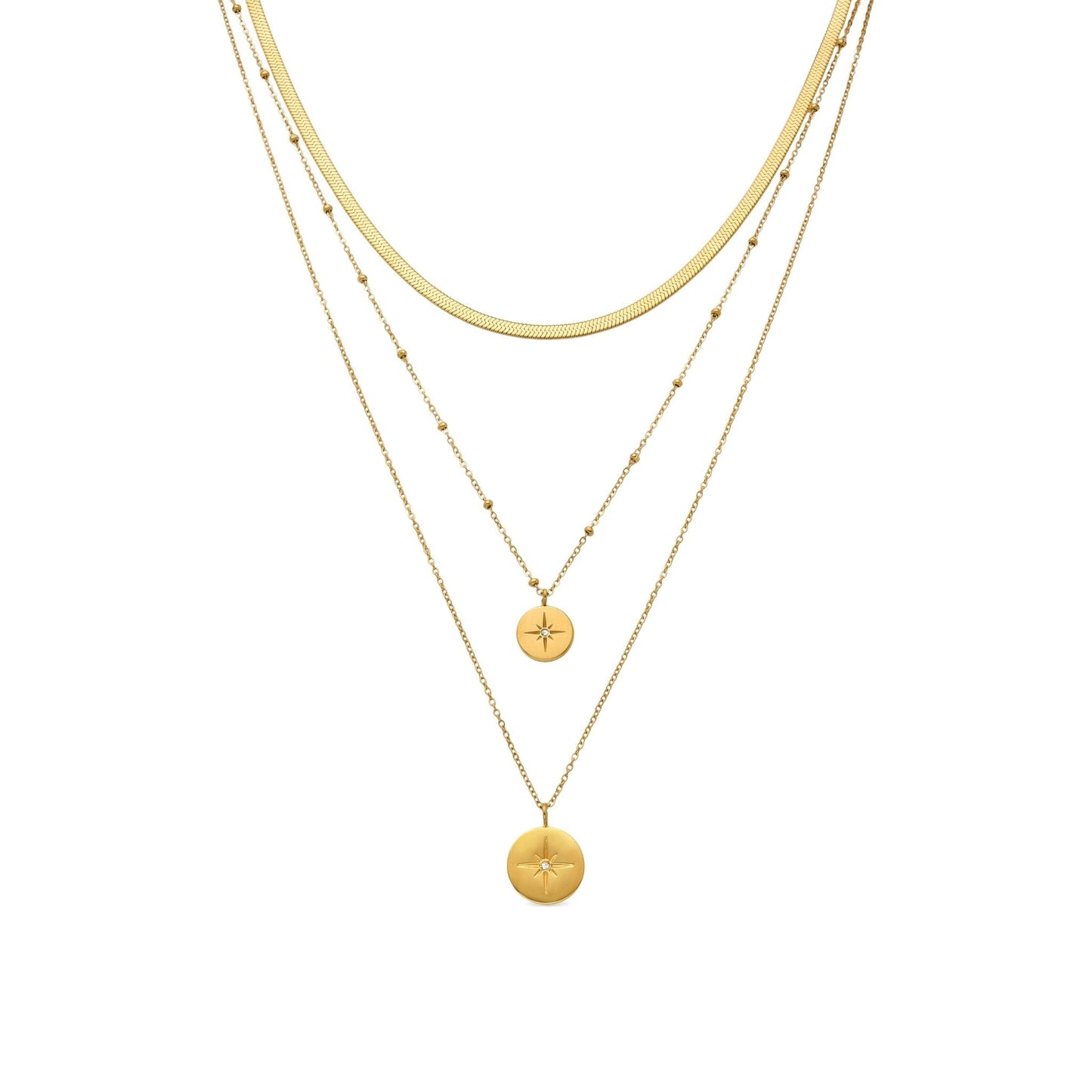 Collar acabado oro 18k