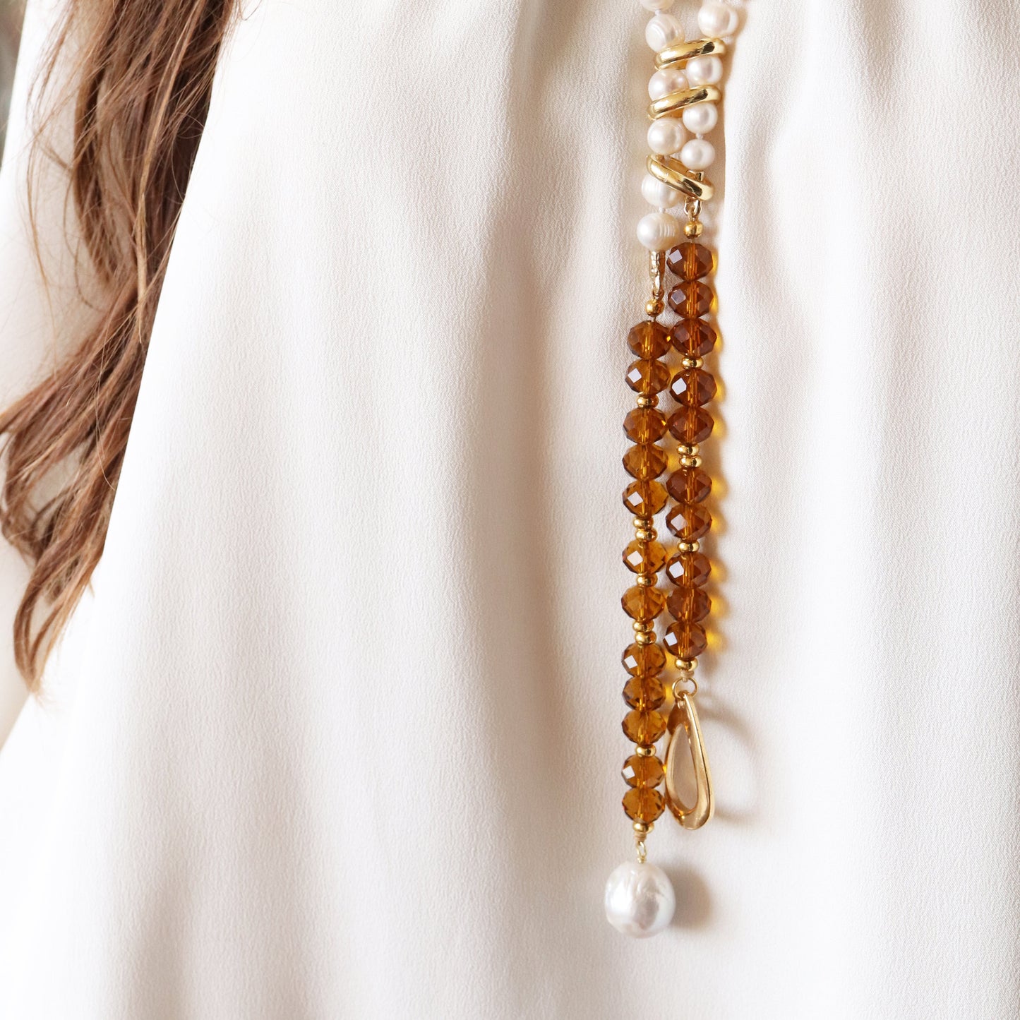 Collar de perlas BLUME Barroco