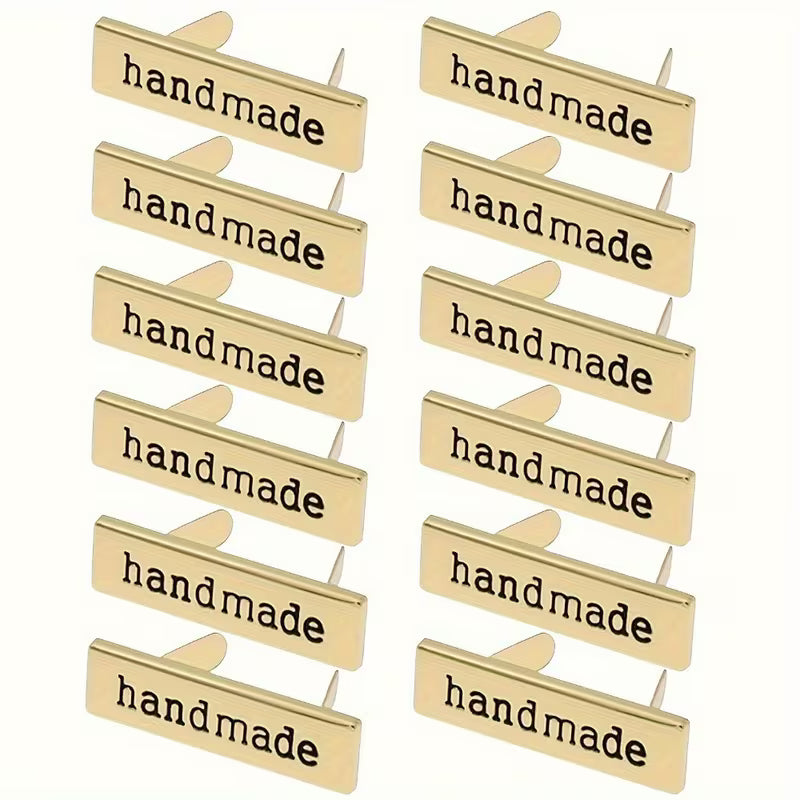 Etiquetas de metal handmade
