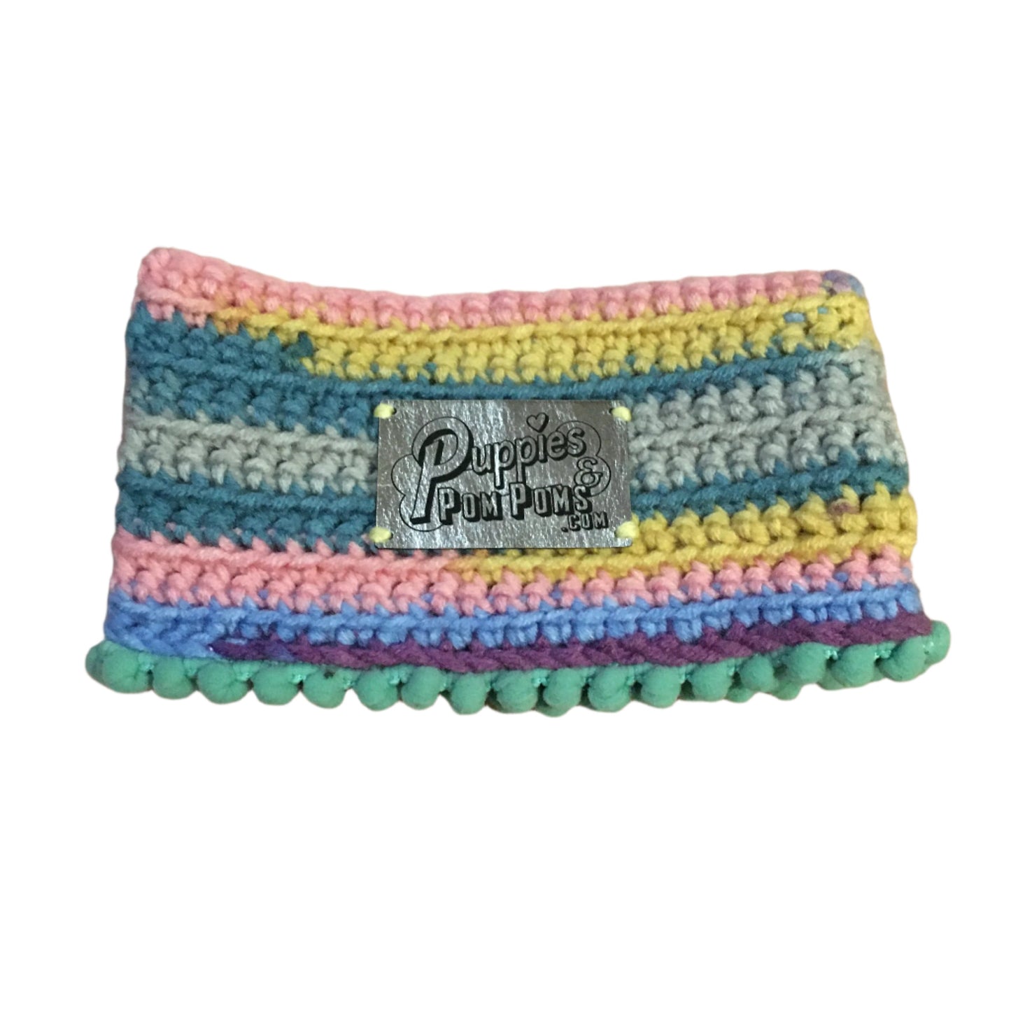 Minty Pastels Crochet Snood / Buff