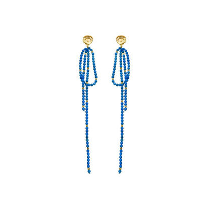 Pendientes acabado en oro amarilo 18k