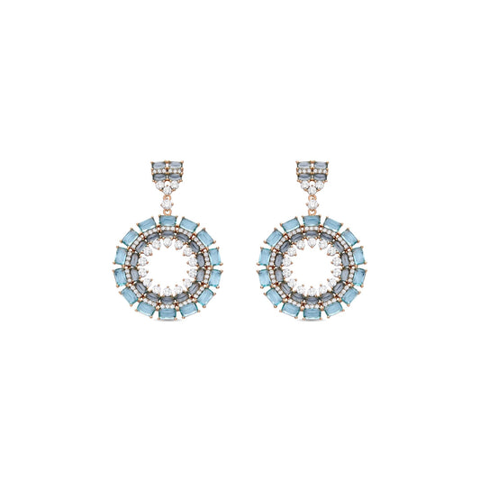 Pendientes acabado oro 18k