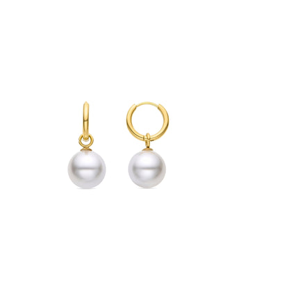 Pendientes acabado oro 18k