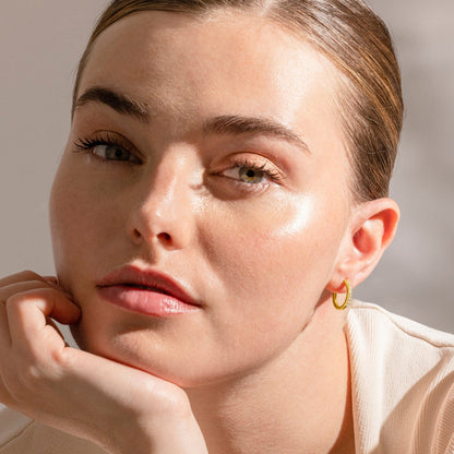 Pendientes acabado oro amarillo 18k