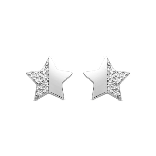 Pendientes acabado plata