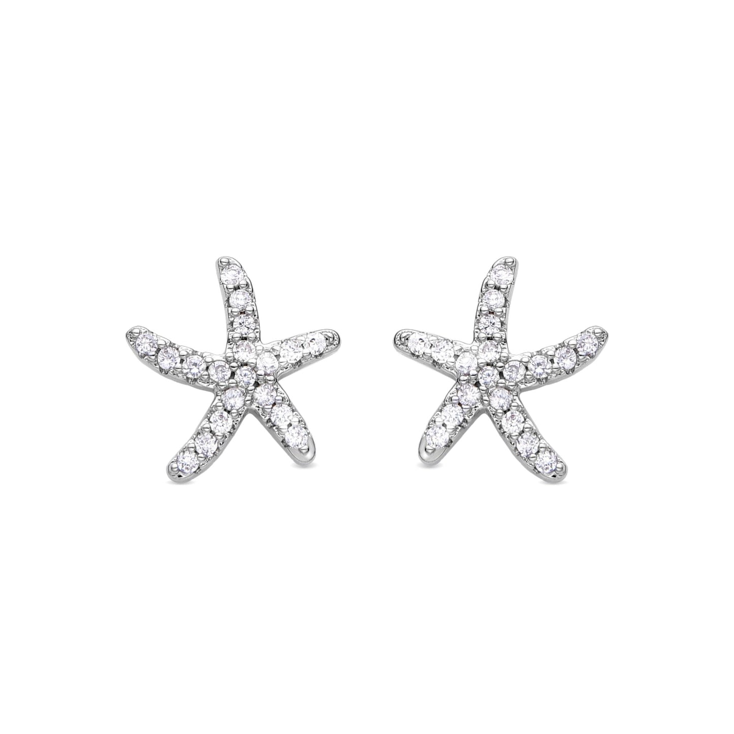 Pendientes acabado plata