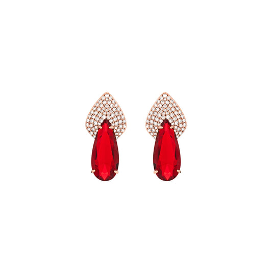 Pendientes acabados en oro 18K