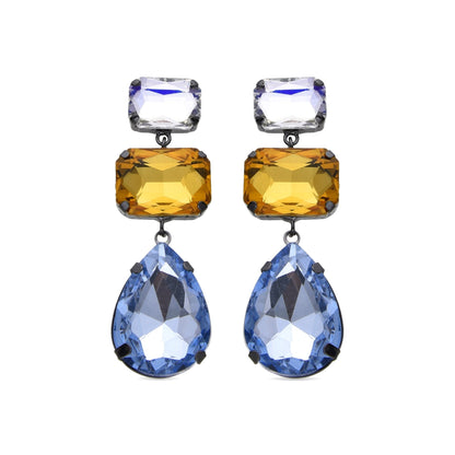 Pendientes acabados en oro amarillo 18k
