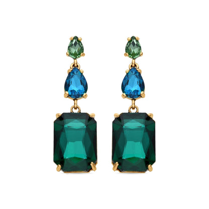 Pendientes acabados en oro amarillo 18k