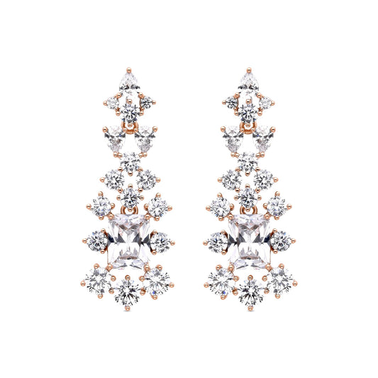 Pendientes acabados en oro amarillo de 18K
