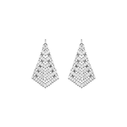 Pendientes acabados en oro rosa de 18K