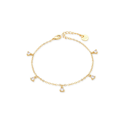 Pulsera acabado en Oro amarillo de 18 Kts
