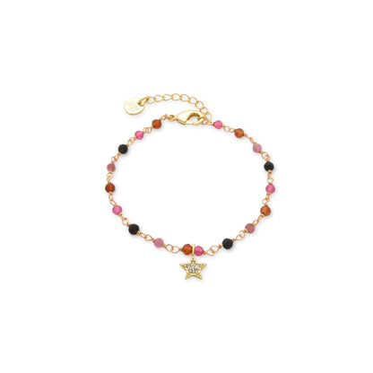 Pulsera acabado oro 18k