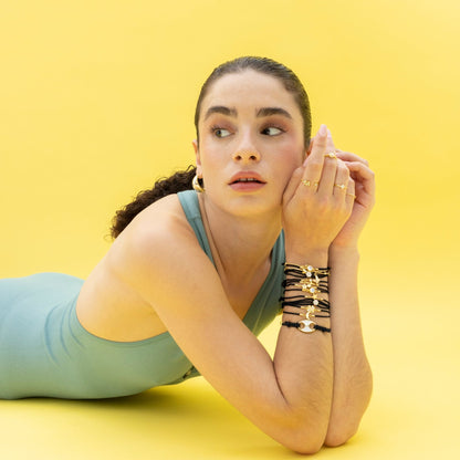 Pulsera acabado oro 18K