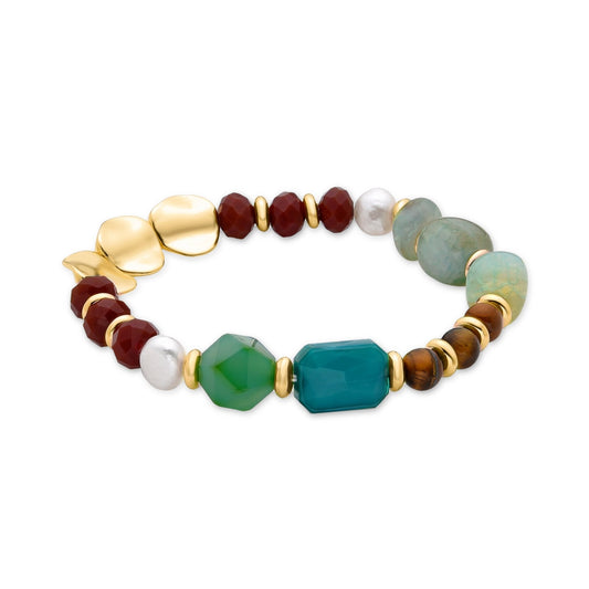 Pulsera acabado oro 18k