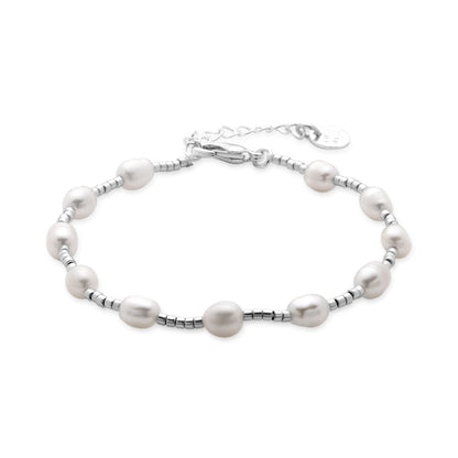 Pulsera acabado plata