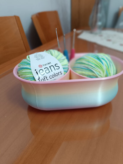 Porta ovillos para tejedoras