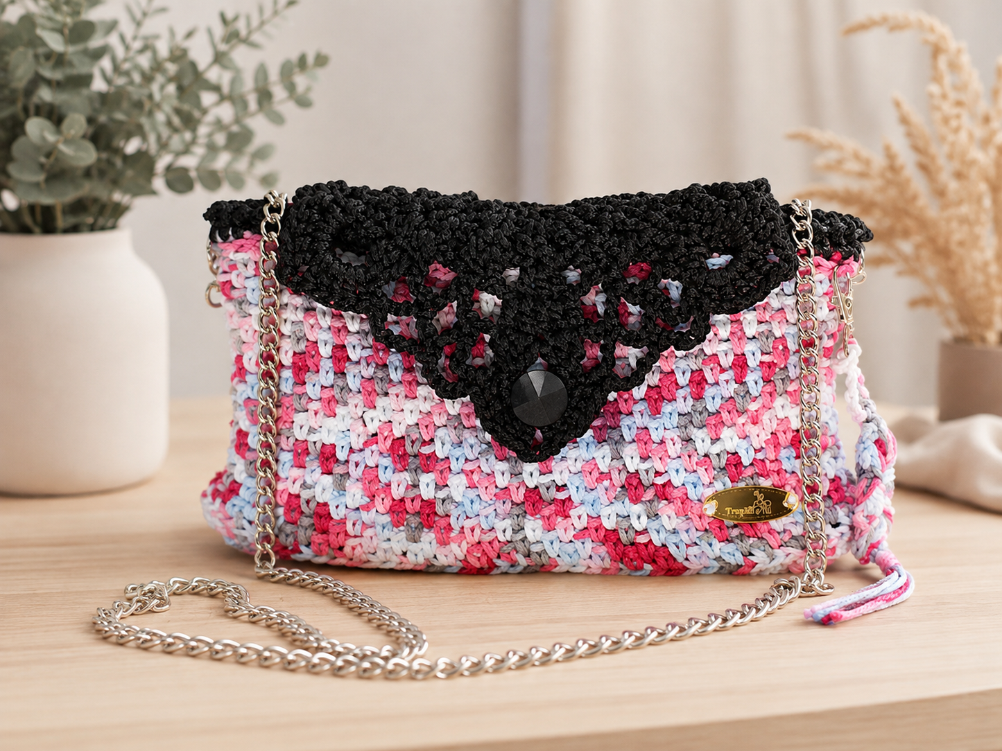 Bolsos a crochet. Colección África